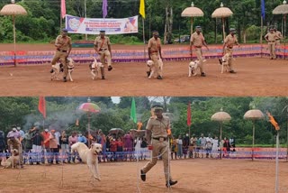 Five Sniffer Dog Squad completes security training in prison security  ജയിൽ സുരക്ഷയ്ക്ക് അഞ്ചംഗ സ്‌നിഫര്‍ ഡോഗ് സ്‌ക്വാഡ്  പരിശീലനം പൂർത്തിയാക്കി അഞ്ചംഗ സ്‌നിഫര്‍ ഡോഗ് സ്‌ക്വാഡ്  ജയിൽ സുരക്ഷയ്ക്ക് ഇനി നായ്‌ക്കളും  Luke Rambo Rocky Bruno Tessa  ലൂക്ക് റാംബോ റോക്കി ബ്രൂണോ ടെസ  തൃശൂർ വിയ്യൂർ സ്‌നിഫര്‍ ഡോഗ് സ്‌ക്വാഡ്  Thrissur Viyyur Sniper Dog Squad