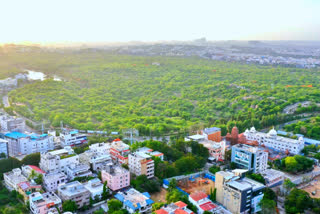 Forest Survey of India report on green cover increase in telangana with harithaharam program