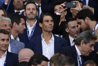Rafael Nadal at Champions League final