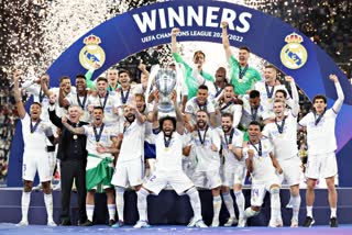 football  Champions League  Real Madrid  champion  14th time  liverpool  sports news in hindi  paris  france  Vinicius Jr  final  चैम्पियंस लीग  फाइनल  रियल मैड्रिड  लिवरपूल  विनिसियस जूनियर  ब्राजील  पेरिस  खिताब  गोल  रिकॉर्ड  शिकस्त