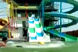 Accident in Jhalawar water park, video goes viral