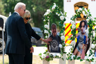 Biden meets victims families in Uvalde