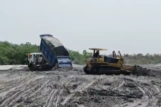 filling closed stone mines in Koderma