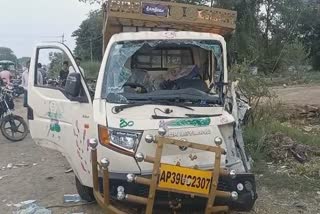 AP Seven killed and 10 injured after TATA Ace collides with lorry in Palnadu