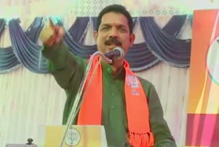 BJP state president Nalin Kumar Katil spoke in Bellary