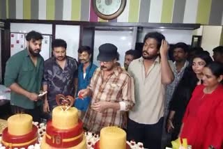 Ravichandran celebrated his birthday with cinema friends and fans and family