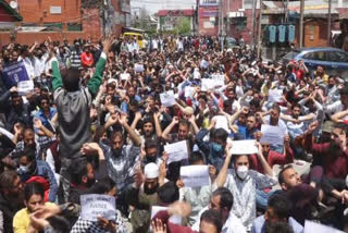 Massive Protest In Press Colony