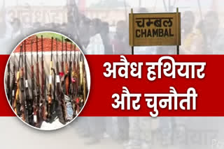 Excessive use of illegal weapons during elections in Gwalior