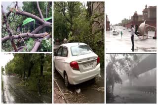 Heavy rain in Delhi