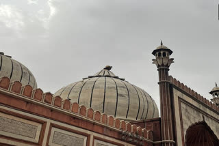 Watch: Delhi's Jama Masjid dome damaged in storm