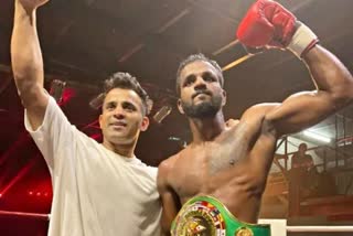 WBC Australasia Pro-Boxing  Indian boxer  Sabri Jaishankar  created history  winning the final match  WBC Australasia Pro Boxing  भारत  मुक्केबाज  सबरी जयशंकर  ऑस्ट्रेलेशिया प्रो बॉक्सिंग  खिताब
