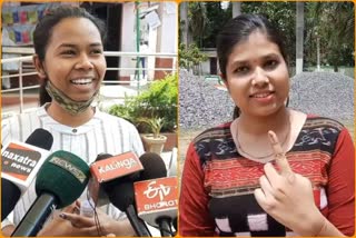 new voters cast their vote in brajarajnagar by poll