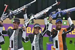 ISSF World Cup  women 10m air rifle team  आईएसएसएफ विश्व कप  एयर राइफल टीम  आईएसएसएफ विश्व कप  खेल समाचार  ISSF World Cup  Air Rifle Team  ISSF World Cup  Sports News