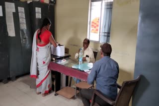 Polling under National Rural Livelihood Mission Bihan in Pandaria