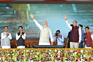 PM Modi Road Show in Shimla