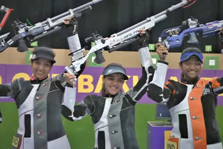 Shreya won gold in ISSF Shooting