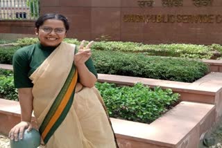 Gadarpur garima got 304 rank in UPSC exam