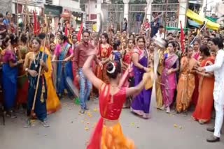 Women akhada in Shajapur