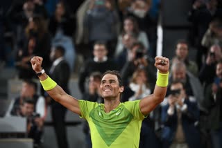 French Open 2022  Rafael Nadal beats Novak Djokovic  ഫ്രഞ്ച് ഓപ്പൺ 2022  Rafael Nadal beats Novak Djokovic in French Open 2022  ജ്യോക്കോവിച്ചിനെ തകർത്തെറിഞ്ഞ് നദാൽ സെമിയിൽ  റാഫേല്‍ നദാല്‍  നൊവാക് ജ്യോക്കോവിച്ച്