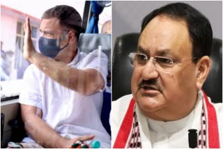 'Criminal never accepts his crime': JP Nadda on Sonia, Rahul ED summon