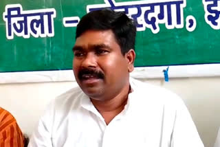 rajya sabha mp samir oraon statement on hemant government in lohardaga