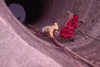 Cancer patient jumped into well in rewa