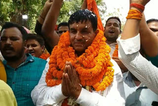 results of all 7 seats of jila parishad declared in Koderma