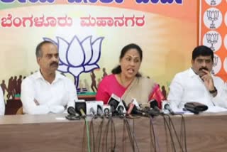 Central Minister Shobha Karandlaje talked in Pressmeet