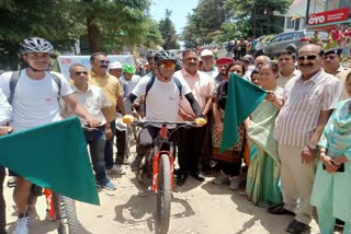 Subodh Uniyal inaugurates mountain biking in Tehri