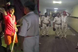 बेतिया में पुलिस टीम पर हमला