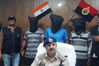 gurugram police arrested three youths