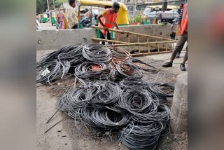 Bescom action against illegal cable