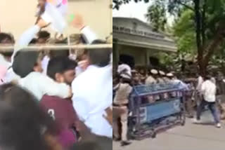 HYDERABAD MINOR GANG RAPE  Agitations demanding cbi probe on hyderabad rape  HYDERABAD GANG RAPE protest  ഹൈദരാബാദ് കൂട്ടബലാത്സംഗം  ഹൈദരാബാദ് കൗമാരക്കാരി കാറിൽ പീഡനത്തിനിരയായി  കൂട്ടബലാത്സംഗം സിബിഐ അന്വേഷണം പ്രതിഷേധം