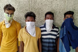 four-vicious-crooks-who-ran-away-after-killing-in-ranchi-were-arrested-in-delhi