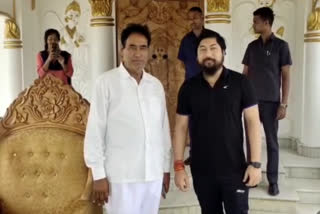 union-minister-nisith-pramanik-met-with-greater-supremo-ananta-maharaj