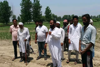 سہارنپور میں کسانوں کا بجلی محکمہ کے خلاف احتجاج