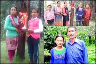 Kalpana ties rakhi to trees