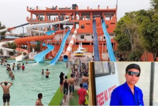 Watch : Man dies after getting hit by another man sliding in a water park