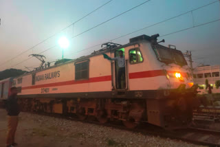 Haldwani Electric train started