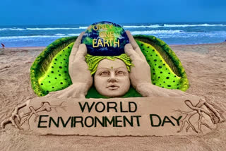 Watch: Sudarsan Pattnaik marks World Environment Day with sand art