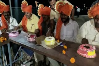 100 people birthday celebrate kothe budruk