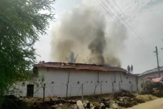 Fire under control in Rajnandgaon Khujji