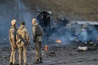 Russian strikes on Kyiv