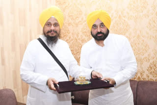 Punjab CM Bhagwant Mann holds closed door meeting with Akal Takht Jathedar