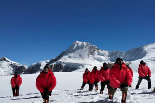 ITBP Soldier Yoga Practice