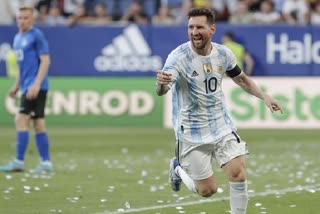 Leo Messi Nets Five Goals for Argentina Against Estonia in FIFA Friendly