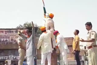 Police allowed BJP workers to enter Jalori Gate Jodhpur