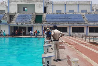 Ruckus in Raipur International Swimming Pool