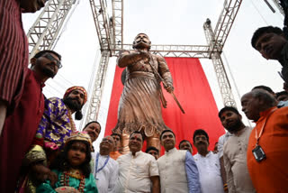 23 feet statue of Chhatrapati Shivaji Maharaj