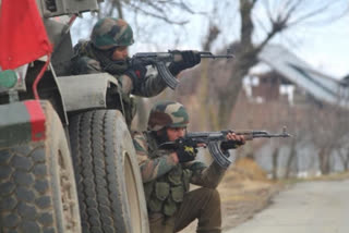 encounter in Shopian security forces on the job